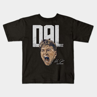 Luka Doncic Portrait City Abbreviation Kids T-Shirt